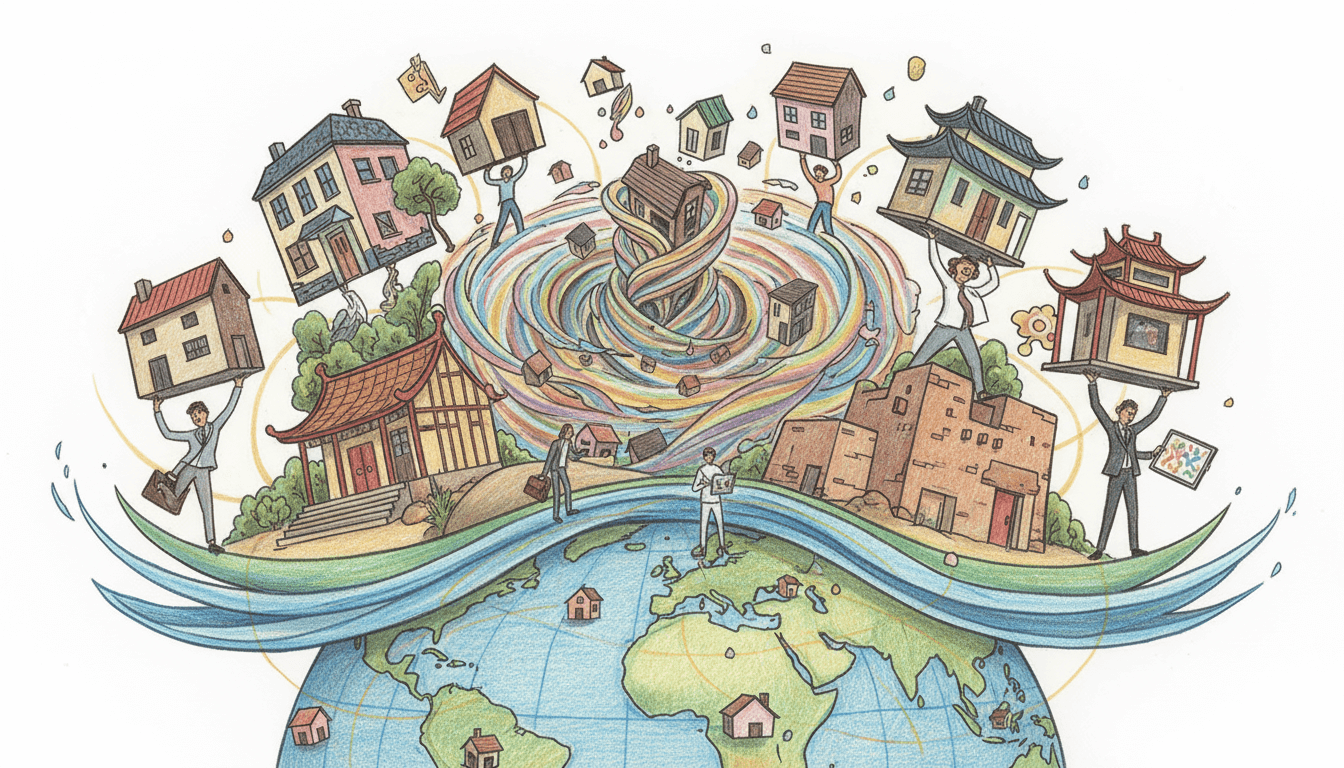 Global Residential Real Estate Trends 2023-2050: Urbanization vs Suburban Shift Analysis cover