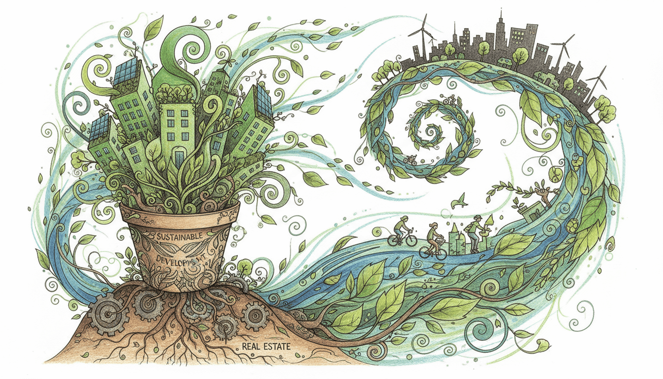 Sustainable Development in Real Estate: Energy Efficiency and Climate Goals Reshaping Global Property Markets cover